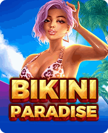 Bikini Paradise game artwork — tropical beach slots title in the IN7 game apk